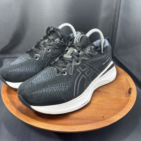 Asics Gel-Cumulus 25 Womens Size 9 Black White Athletic Running Shoes Sneakers - Picture 5 of 9